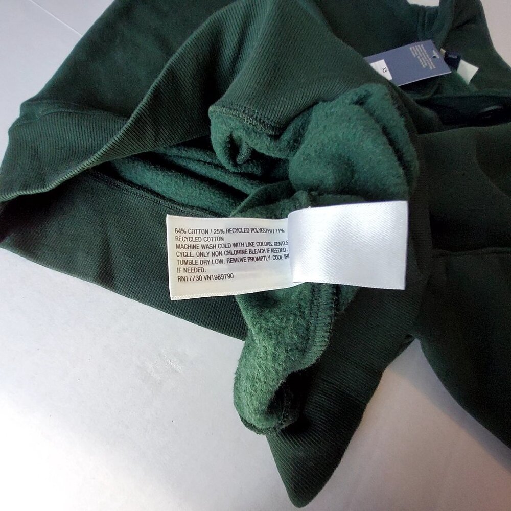 Universal Thread Dark Green Button-Up Mock Neck S… - image 5